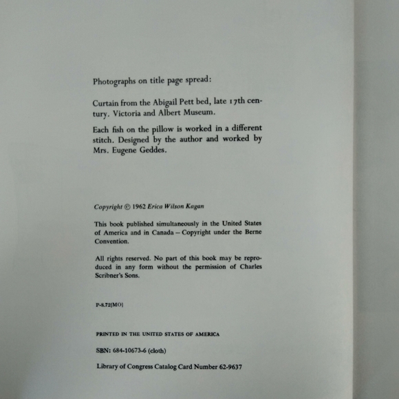 VTG BCE 1962 Erica Wilson Crewel Embroidery Book - Picture 7 of 8